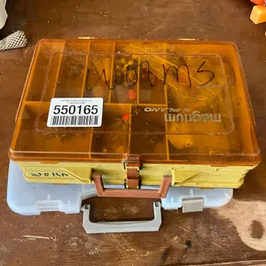 QTY OF (2) ORGANIZERS W/ MISC FISHING HOOKS, BAIT HOOKS,