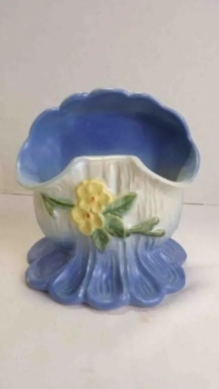 Vintage "Weller Art" Ceramic Clay Pottery Planter