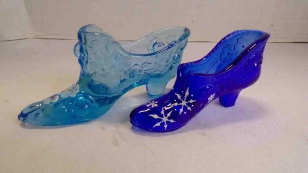 Vintage Fenton Art Glass Hand-Painted Figurines