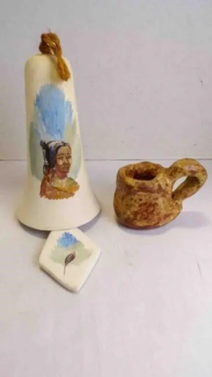 Vintage Hand-Painted/Crafted Ceramic/Pottery Items