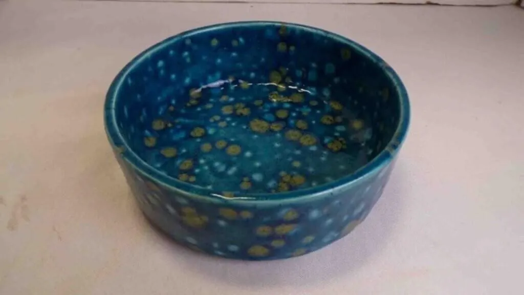 Handcrafted "Passion Flower" Ceramic Pottery Bowl