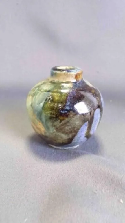 Vintage Miniature Studio Art Pottery "Weed Pot"