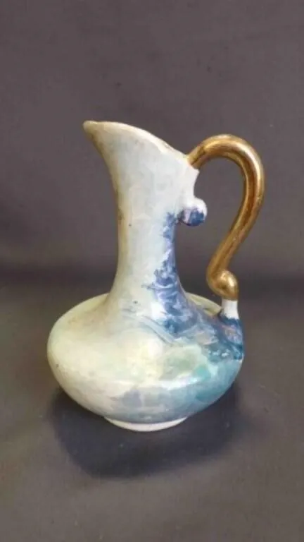 Vintage Ceramic Lusterware Bud Vase/Mini Pitcher