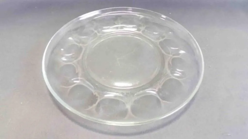 Vintage Pyrex Clear Glass Deviled Egg Platter