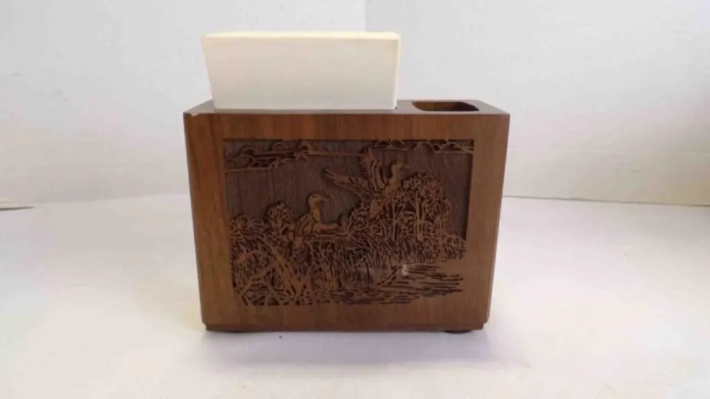 Vintage Lasercraft Laser-Engraved Desk Accessory