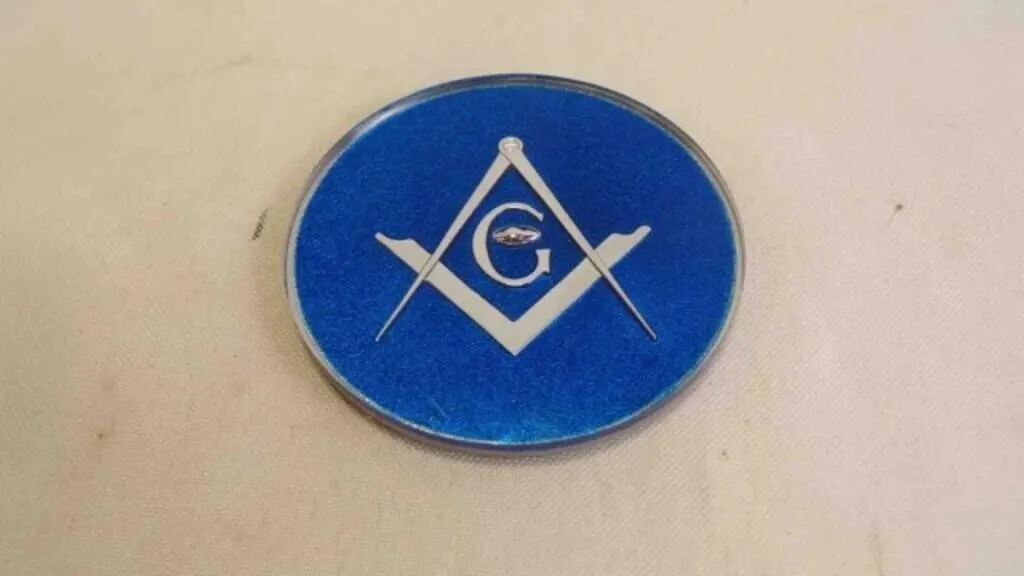 Freemason Car Emblem/Medallion Keepsake Item