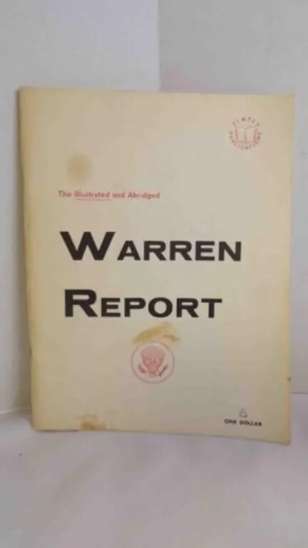 Vintage Paperback 1964 Copy of The Warren Report