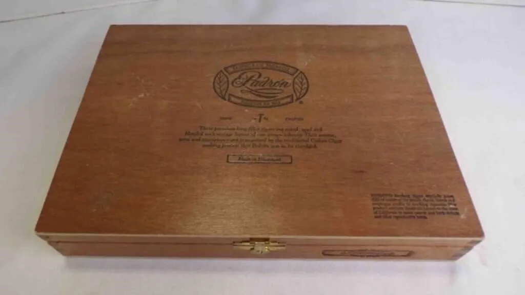 Wooden Cigar Box from Padron 1964 Anniversary