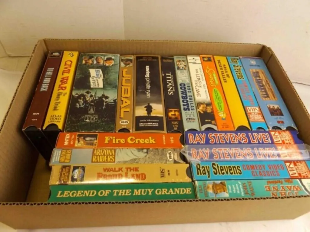 20 VHS Tapes - John Wayne -Ray Stevens - Saving