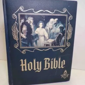 Vintage Masonic Edition Holy Bible King James