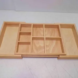 Wooden Expandable Multi Compartment Drawer