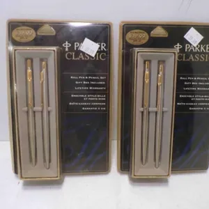 (2) NEW & Factory Sealed Parker Classic Ball Pen &