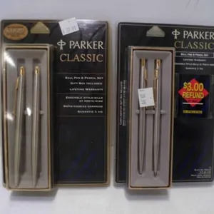 (2) NEW & Factory Sealed Parker Classic Ball Pen &