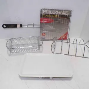 Farberware Triple Fish Griller - Weber Pan or Lid
