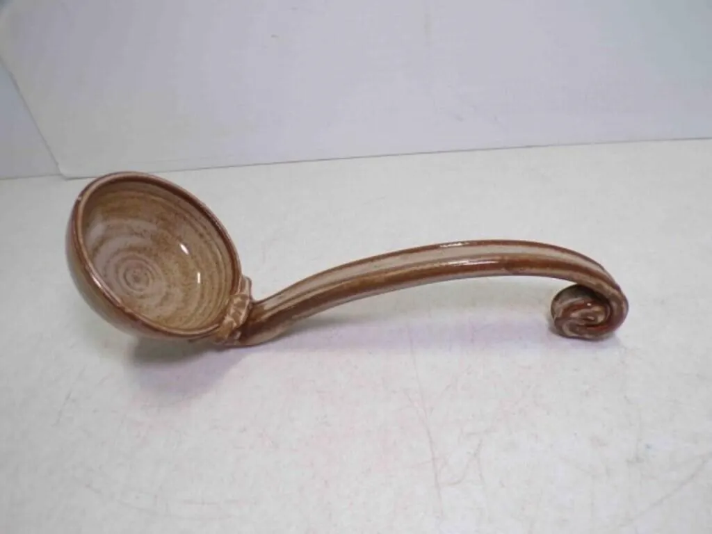 Studio Art Pottery Stoneware Ladle