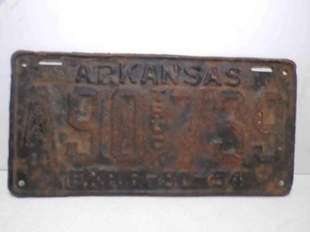 1954 Arkansas Truck License Plate - A90-739