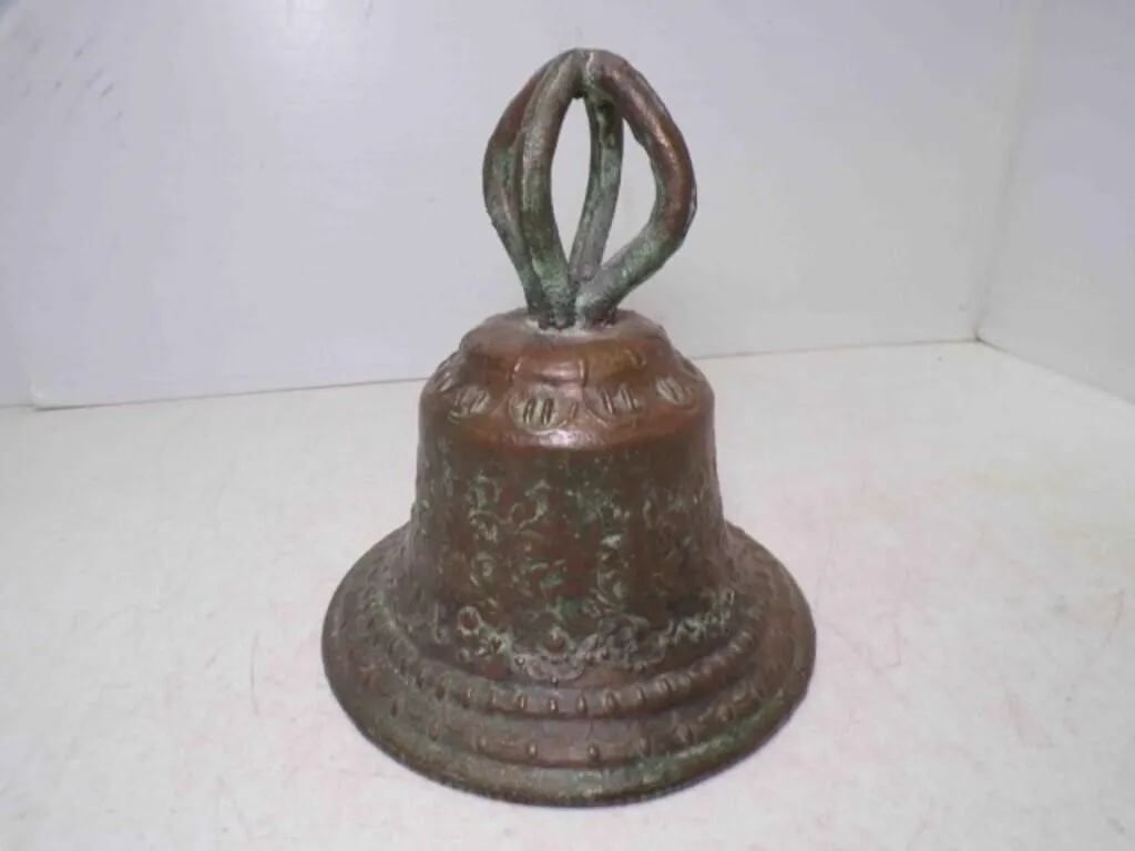 Vintage Cast Broze Mexican Mission Bell w/Patina