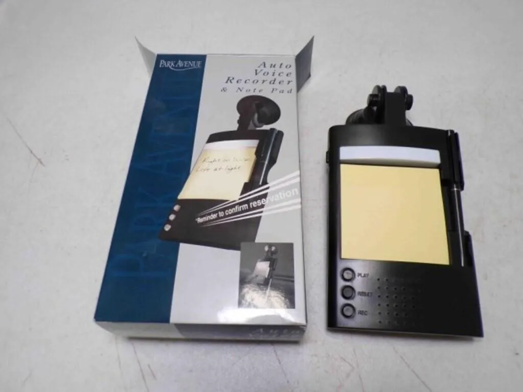 Battery Operated Auto Voice Recorder & Note Pad