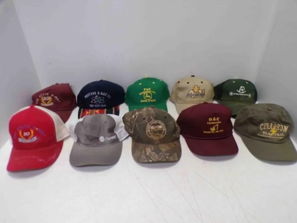 (10) Snap Back Trucker Hats w/Advertising