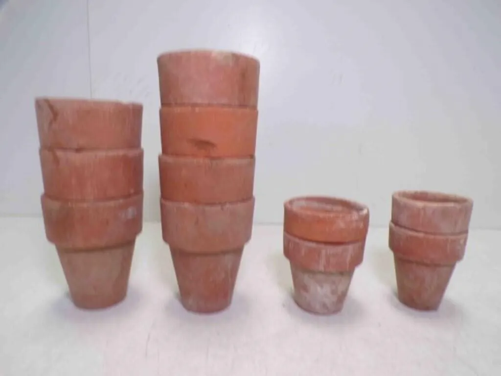 (11) Small Terra Cotta Flower Pots