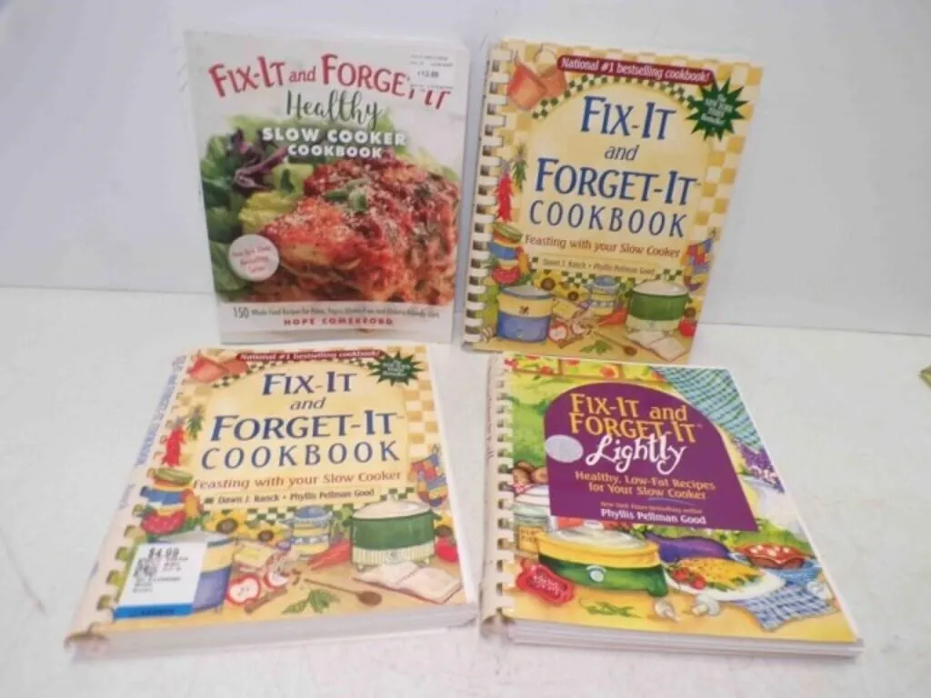 (4) Fix-It and Forget-It Cookbooks