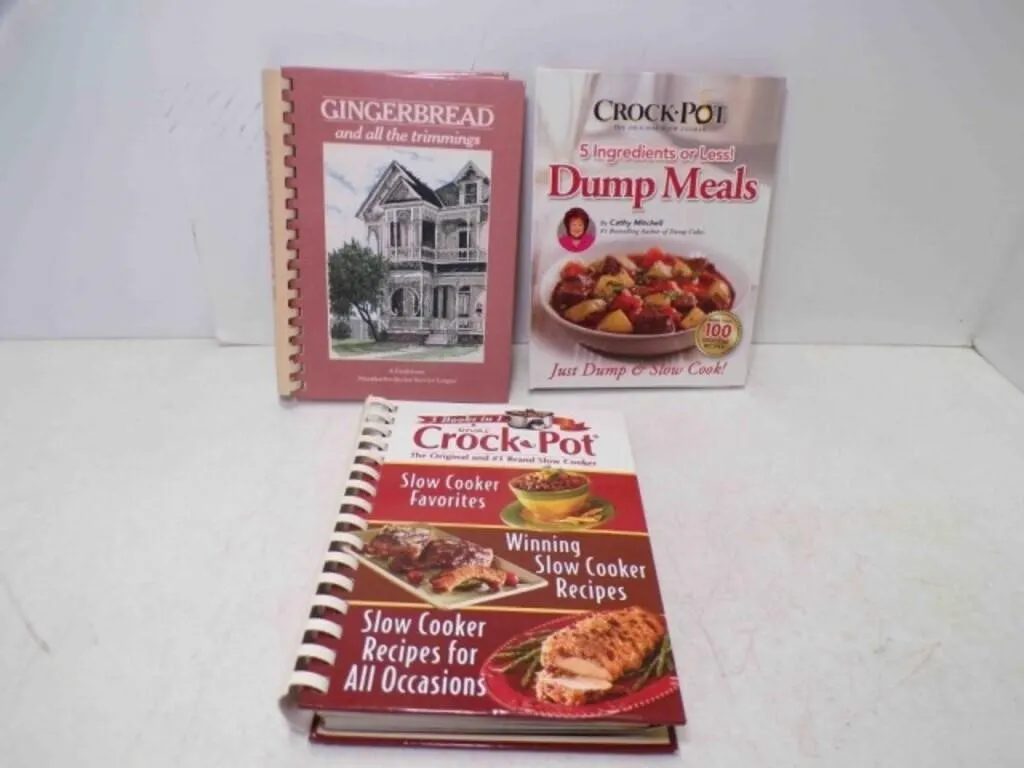 (3) Hardback Cookbooks