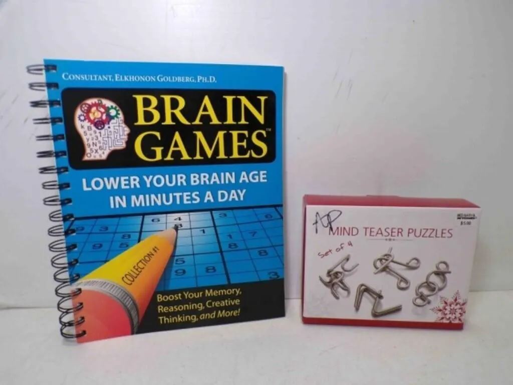 Brain Games Puzzles & Games Book & Mind Teaser