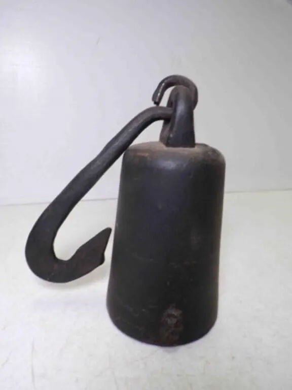 Vintage Cast Iron Hanging Scale Weight #8