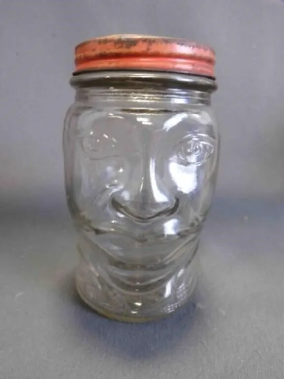 1938 Nash's Lucky Joe Coin Bank Embossed Face &