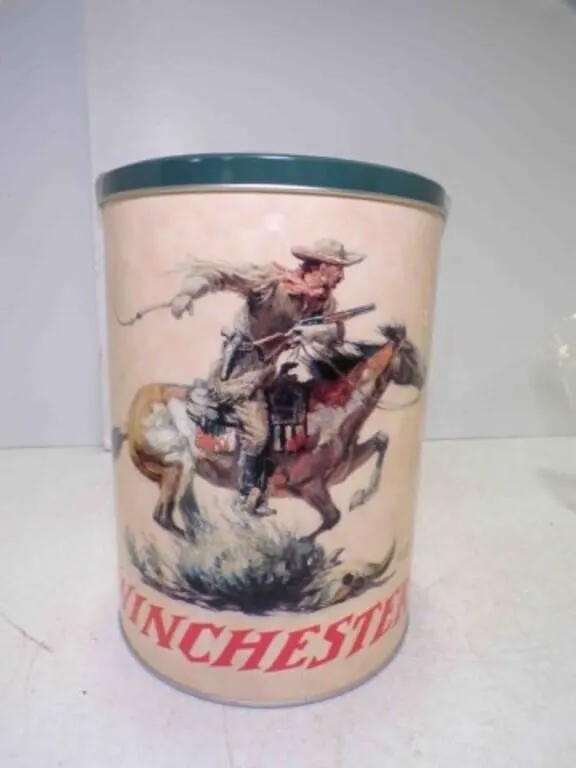 NEW Winchester 5X5 Fleece Throw in Collectible Tin