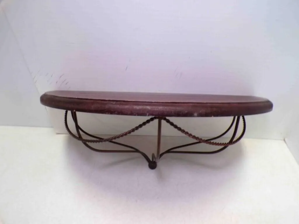 Rustic Wall Mount Shelf Bracket Decorative Metal