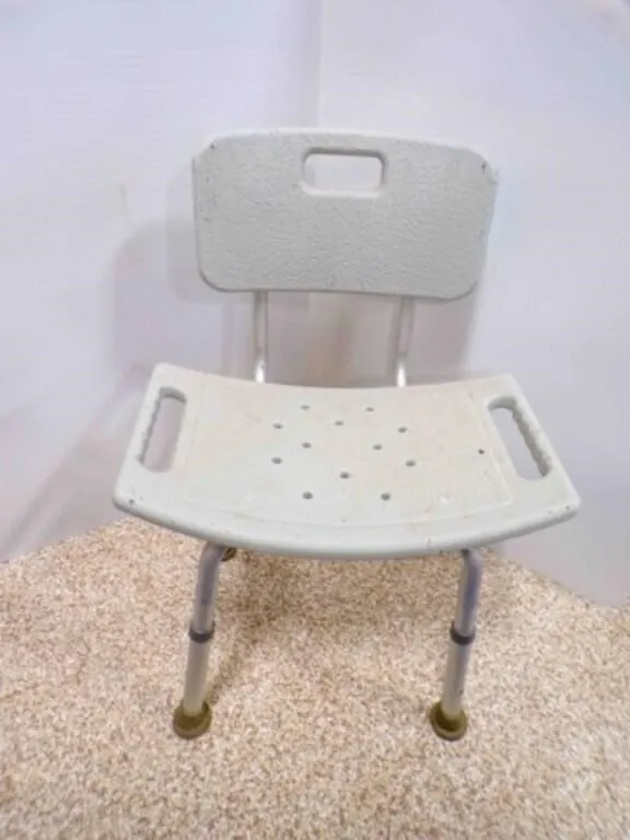 USED Adjustable Shower Chair With Back