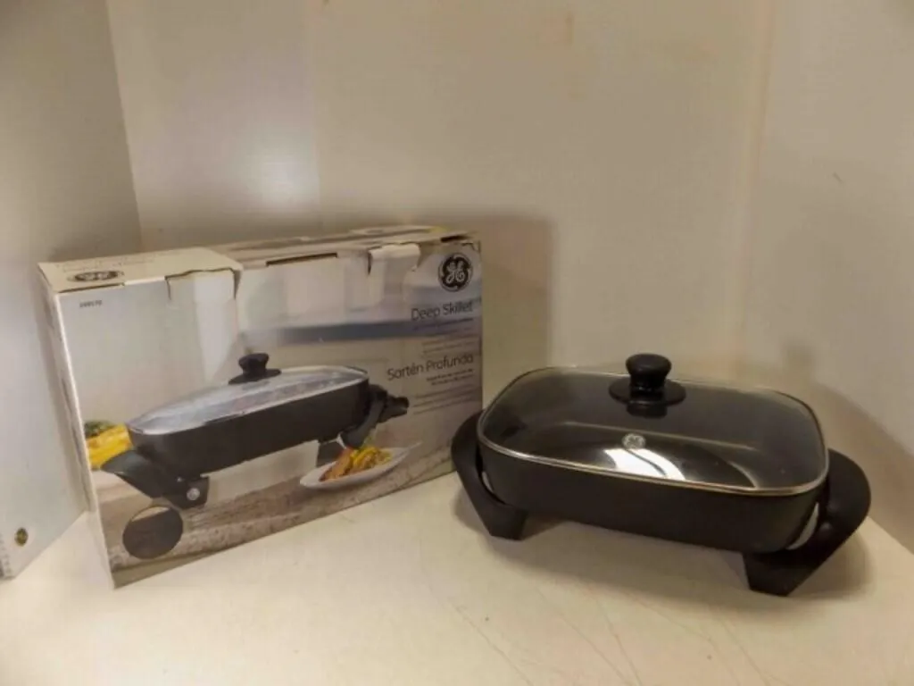 GE General Electric Deep Electric Skillet NO CORD