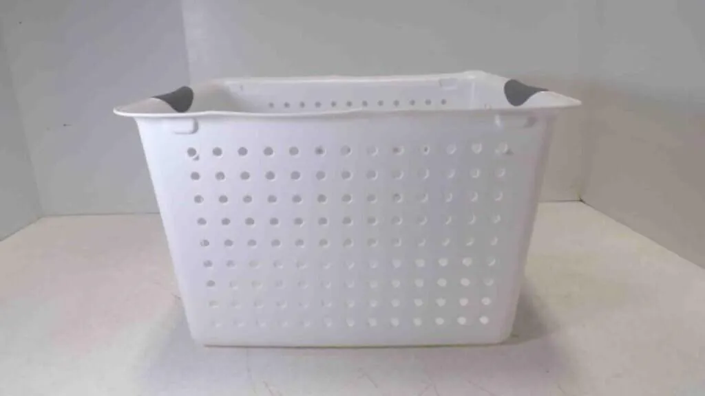 White Plastic Storage Tub - 16" X 13" X 10"