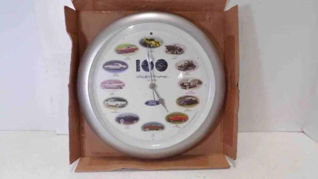 13" Ford Motor Company 100 Year Anniversary Clock
