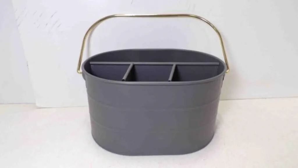 Amish Country Gray Metal Organizing Caddy