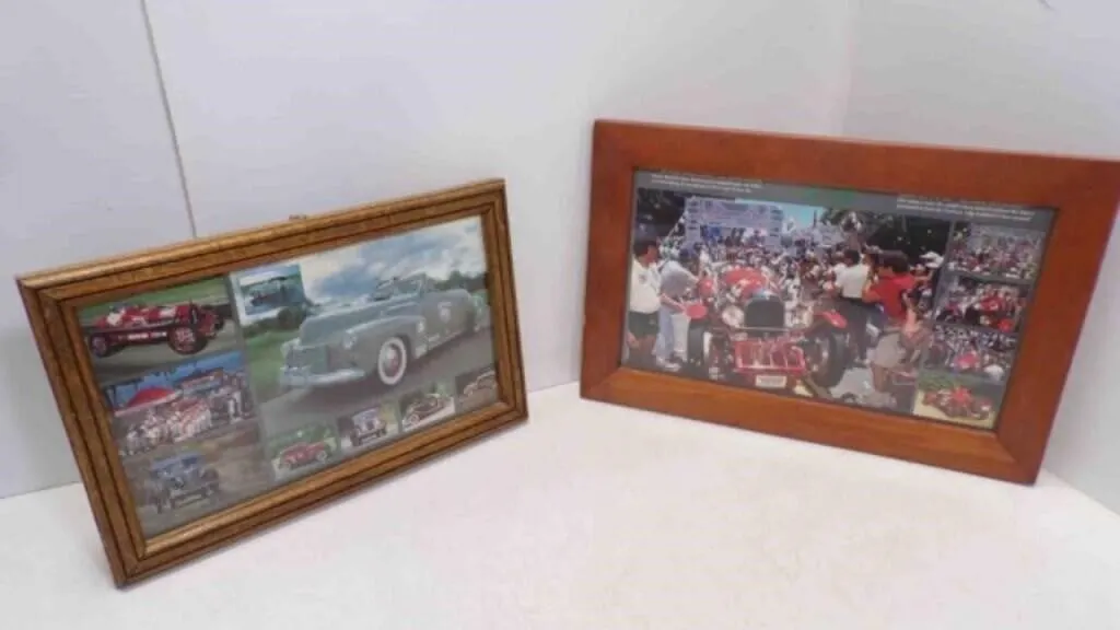 (2) Framed Commemorative Collage Prints