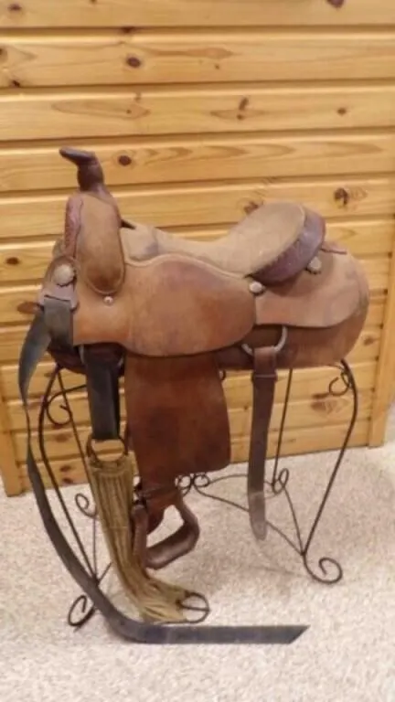 17" Hereford Brand Western Barrel Racing Or Show
