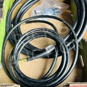 2 new quick connect natural gas hoses & regulator