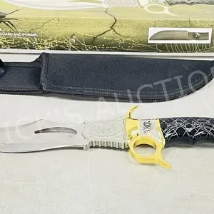 Rite Edge, widow bowie 14" overall w/ sheath-new