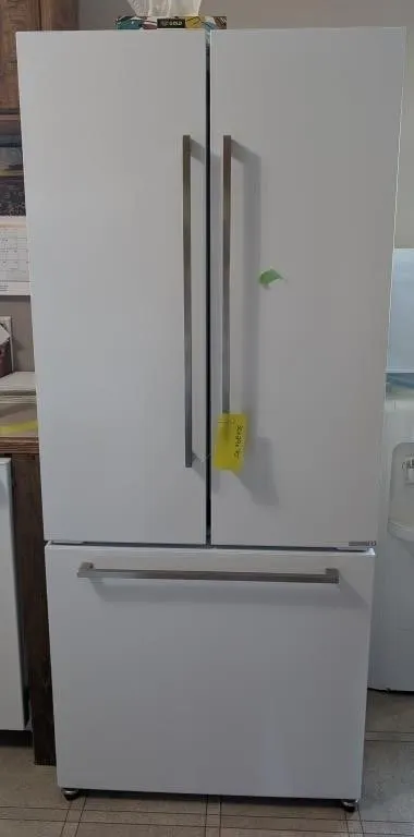 Marathon Fridge 30"x29"x70". Turns on.