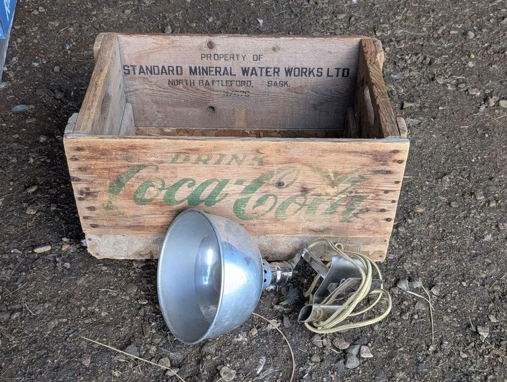 Vintage Coca Cola Wooden Box 20"x12"x11" and