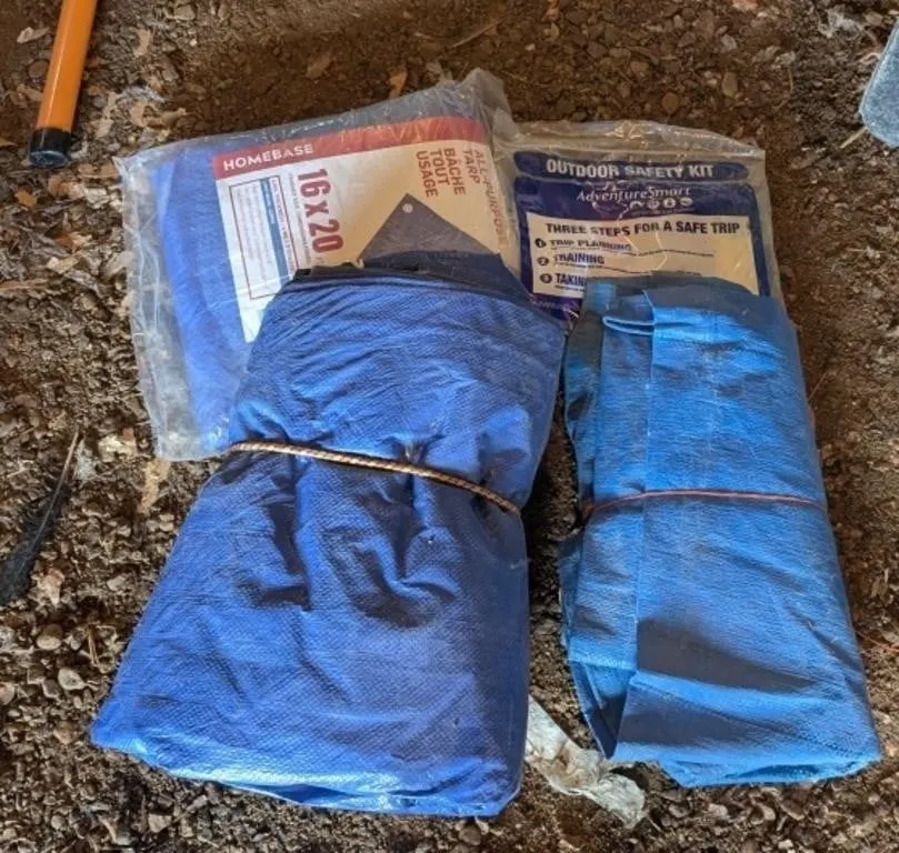 Assorted Small Tarps.