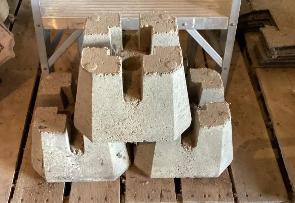 3 cement blocks