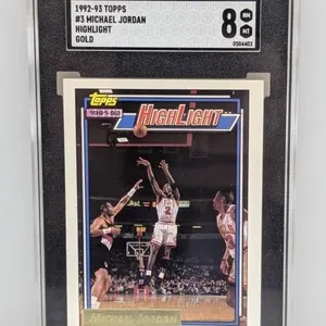 1992-93 Michael Jordan Topps Highlight Gold SGC 8