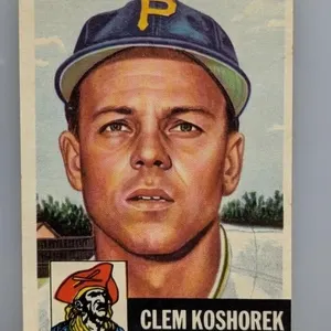 1953 Topps #8 - Clem Koshorek "Pirates"