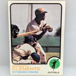 1973 TOPPS ROBERTO CLEMENTE HOF 50 Indents