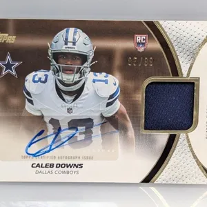 2026 Topps Flagship Caleb Downs Relic Auto 85/99