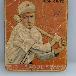 1933 Goudey's Hugh Critz #3 DMG