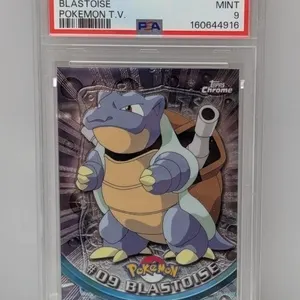2000 Topps Chrome Pokemon TV Blastiose #9 PSA 9